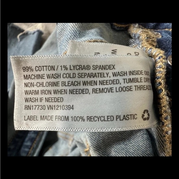 Universal Threads Denim Overalls Womens 10 (30R) Medium Wash Classic Raw Hemline - Picture 6 of 8